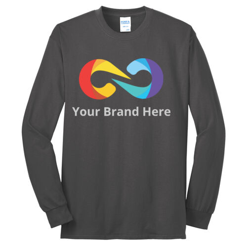 YourBrandHere - Long Sleeve Core Blend Tee Thumbnail