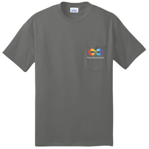YourBrandHere - Tall Core Blend Pocket Tee Thumbnail