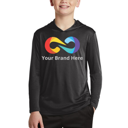 YourBrandHere - Youth PosiCharge &#174; Competitor &#153; Hooded Pullover Thumbnail